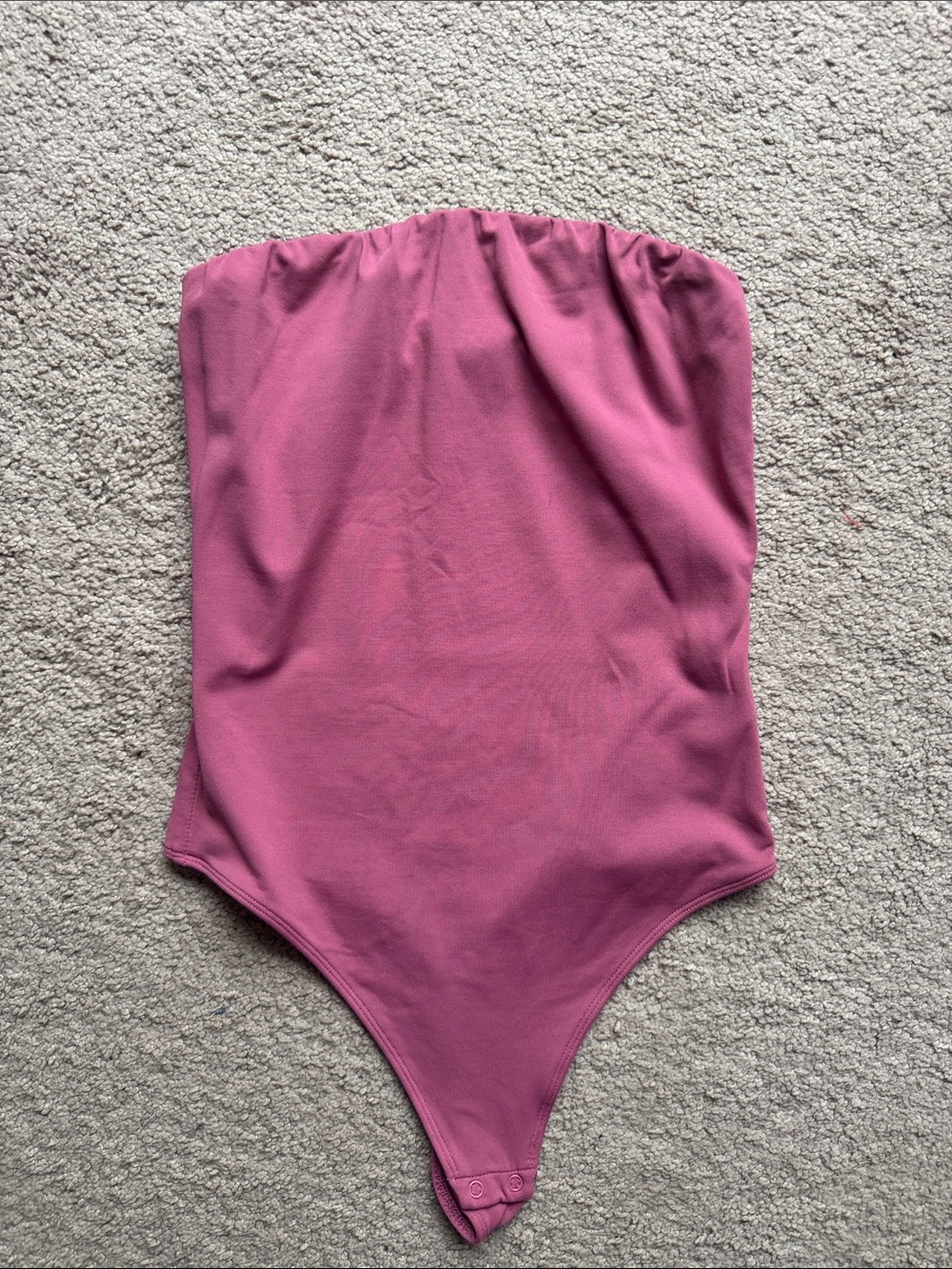 Babaton/Aritzia Strapless Bodysuit in Mauve